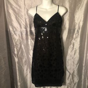Polka Dot Sequin Party Dress